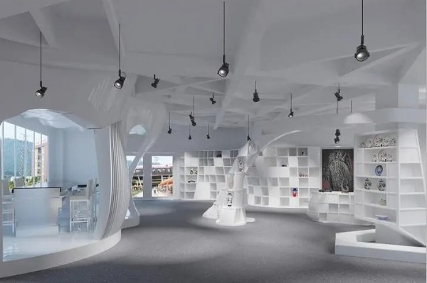 坚果加工展厅多媒体中控系统设计装修